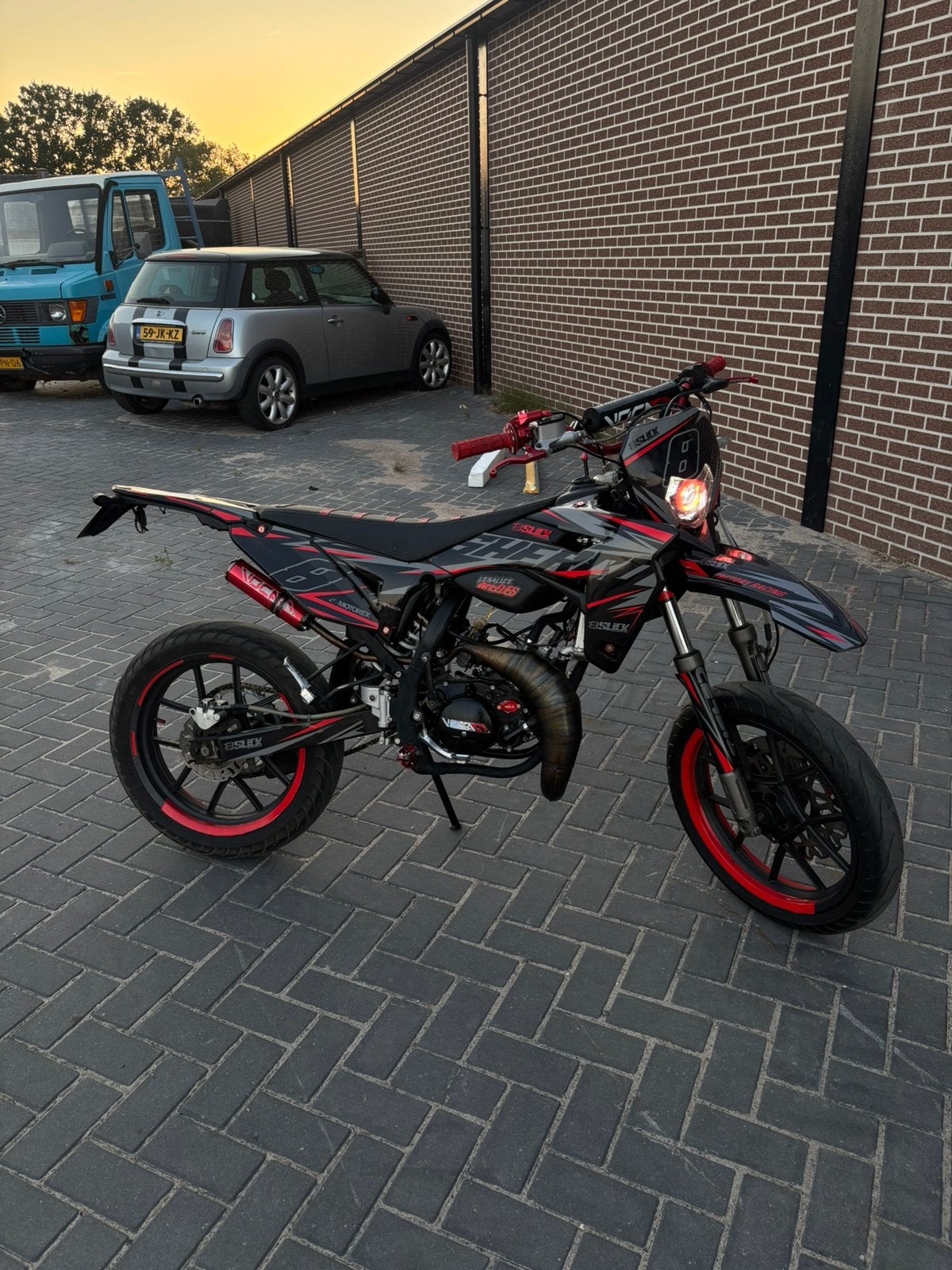 Dikke sherco sm 50 schakelbrommer, Ophalen, Zo goed als nieuw