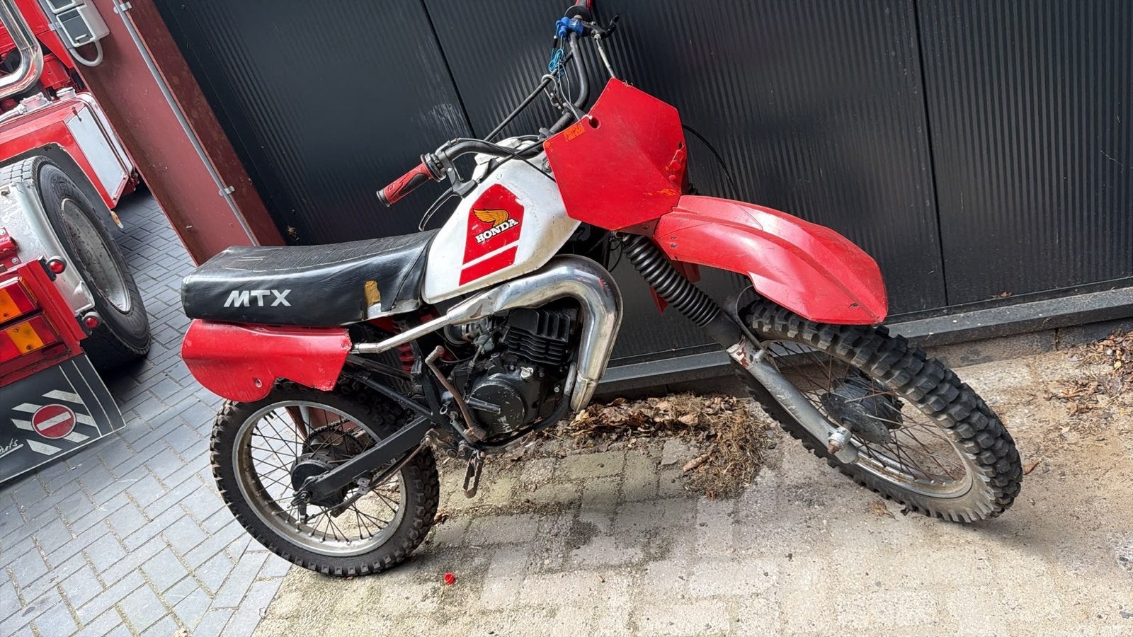 Honda MTX 50 OT Crossmotor - Loopt goed, sportuitlaat, Antiek en Kunst, Antiek | Emaille, Ophalen