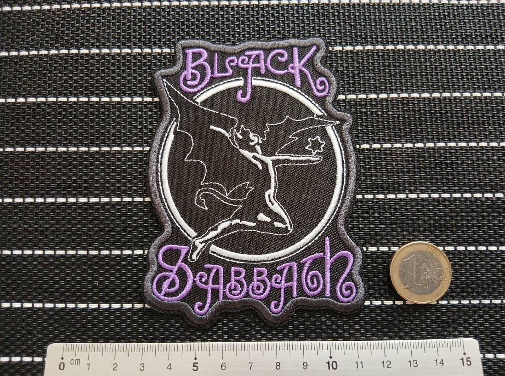 Black Sabbath Daemon shaped patch 7, Verzenden, Nieuw, Kleding