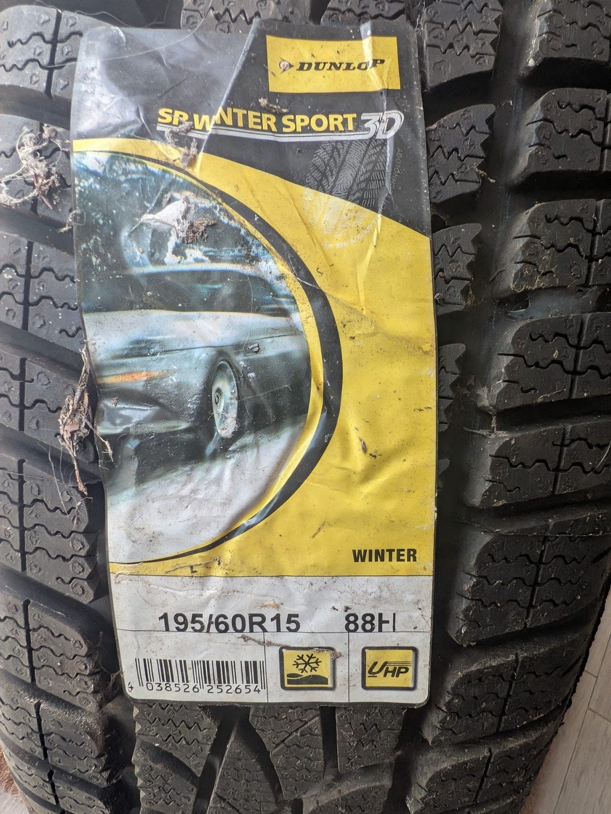 Autobanden met lichtmetalen velg, merk dunlop, Ophalen, Nieuw