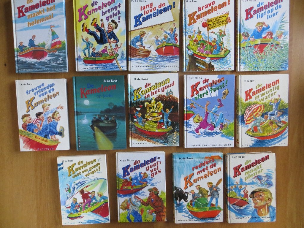 14 Kameleonboeken, Ophalen of Verzenden, Gelezen, H. de Roos