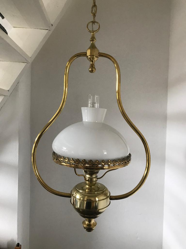 Zware Koperen Scheepslamp Hanglamp Koper Lamp Plafondlamp, Ophalen of Verzenden