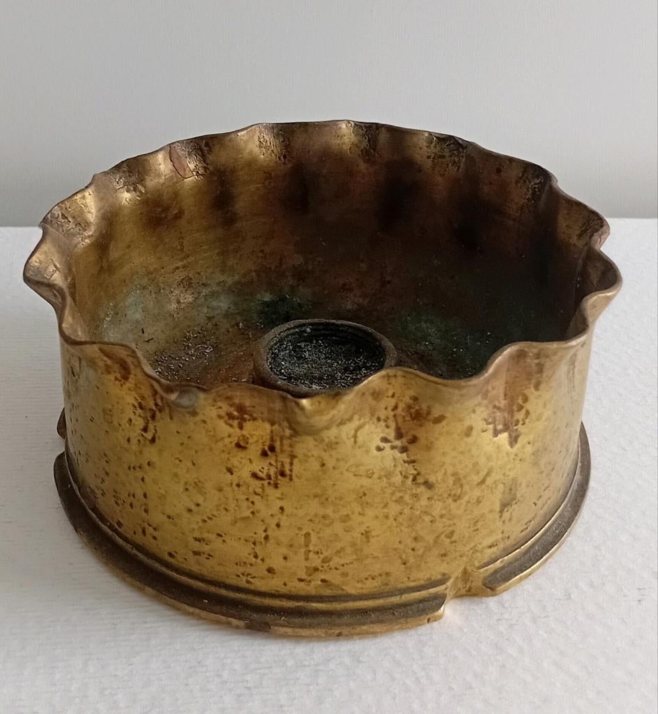 Trench Art 1943 Tweede Wereldoorlog USA Kogelhuls Volkskunst, Ophalen of Verzenden, Amerika