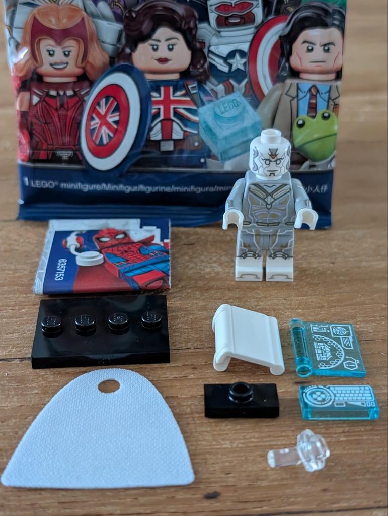 Lego Minifigures serie Marvel/ White Vision, Lego, Nieuw, Ophalen of Verzenden, Minifiguren serie