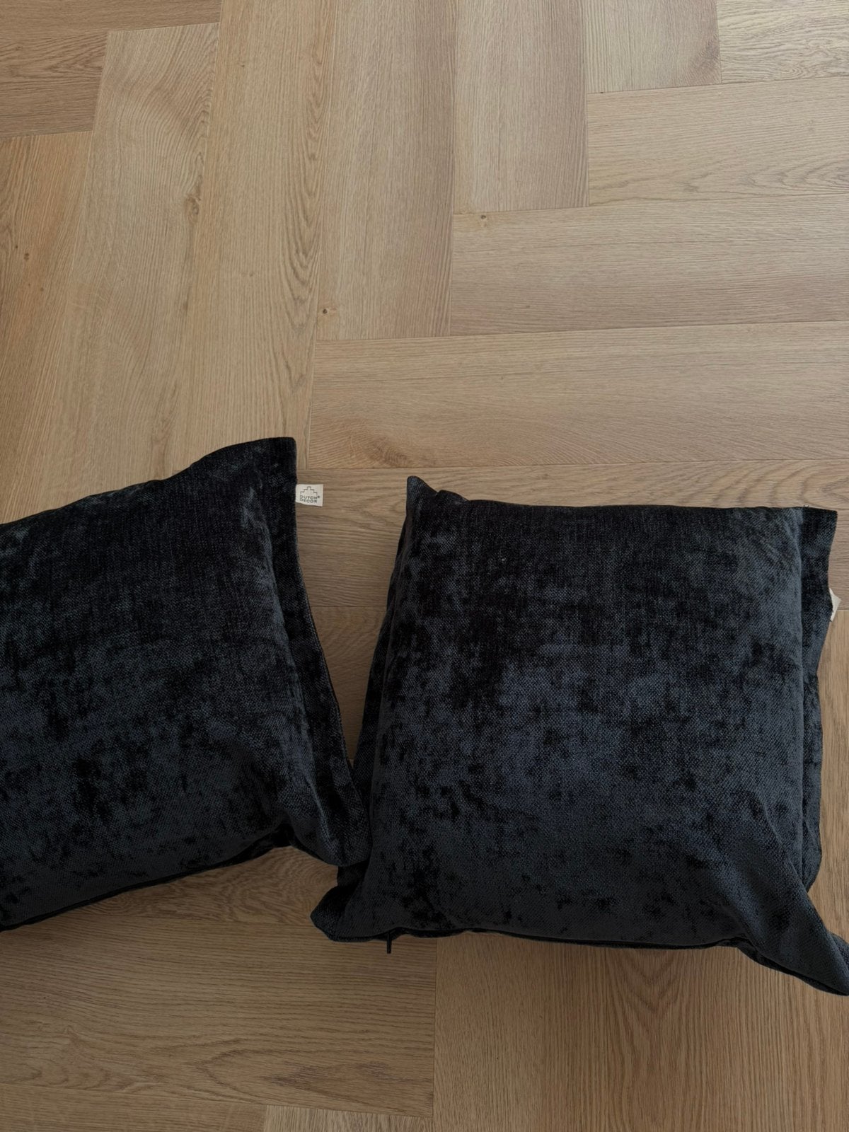Dutch decor sier kussens, Ophalen, Zwart, Vierkant, Zo goed als nieuw