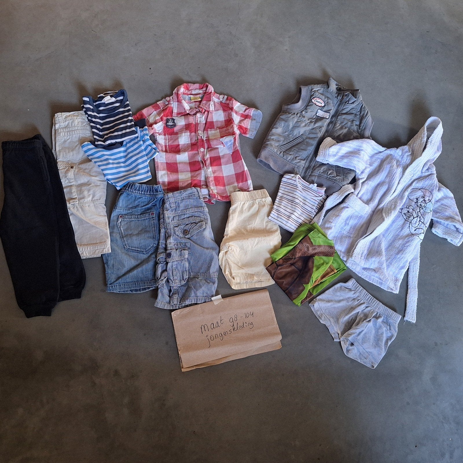 Kinderkleding maat 98-104 diverse items jongenskleding, Ophalen of Verzenden, Gebruikt, Maat 98
