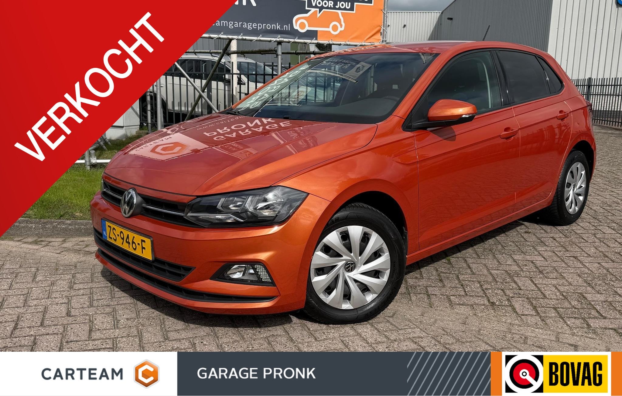 Volkswagen Polo verkocht 1.0 TSI BOVAG GARANTIE CARPLAY/NAVI, Auto diversen, Overige kleuren, Volkswagen, Volkswagen AG, Handgeschakeld
