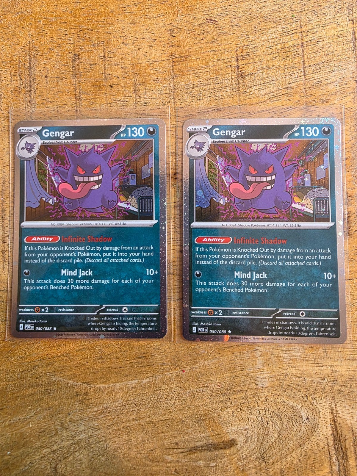 Gengar Cosmo Holo Pokemon Perfect Order, Ophalen of Verzenden, Zo goed als nieuw, Losse kaart
