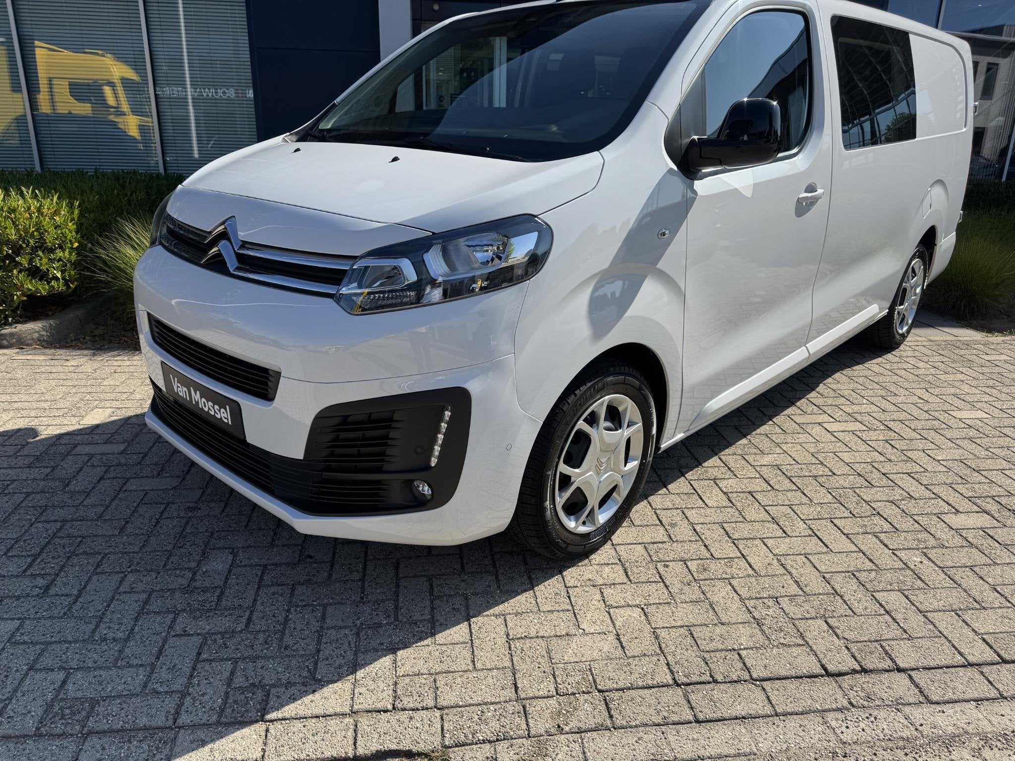 Citroen Jumpy 2.0 BlueHDI 145 L3 l Dubbel Cabine l Automaat, Auto's, Stof, Gebruikt, 4 cilinders, 2500 kg