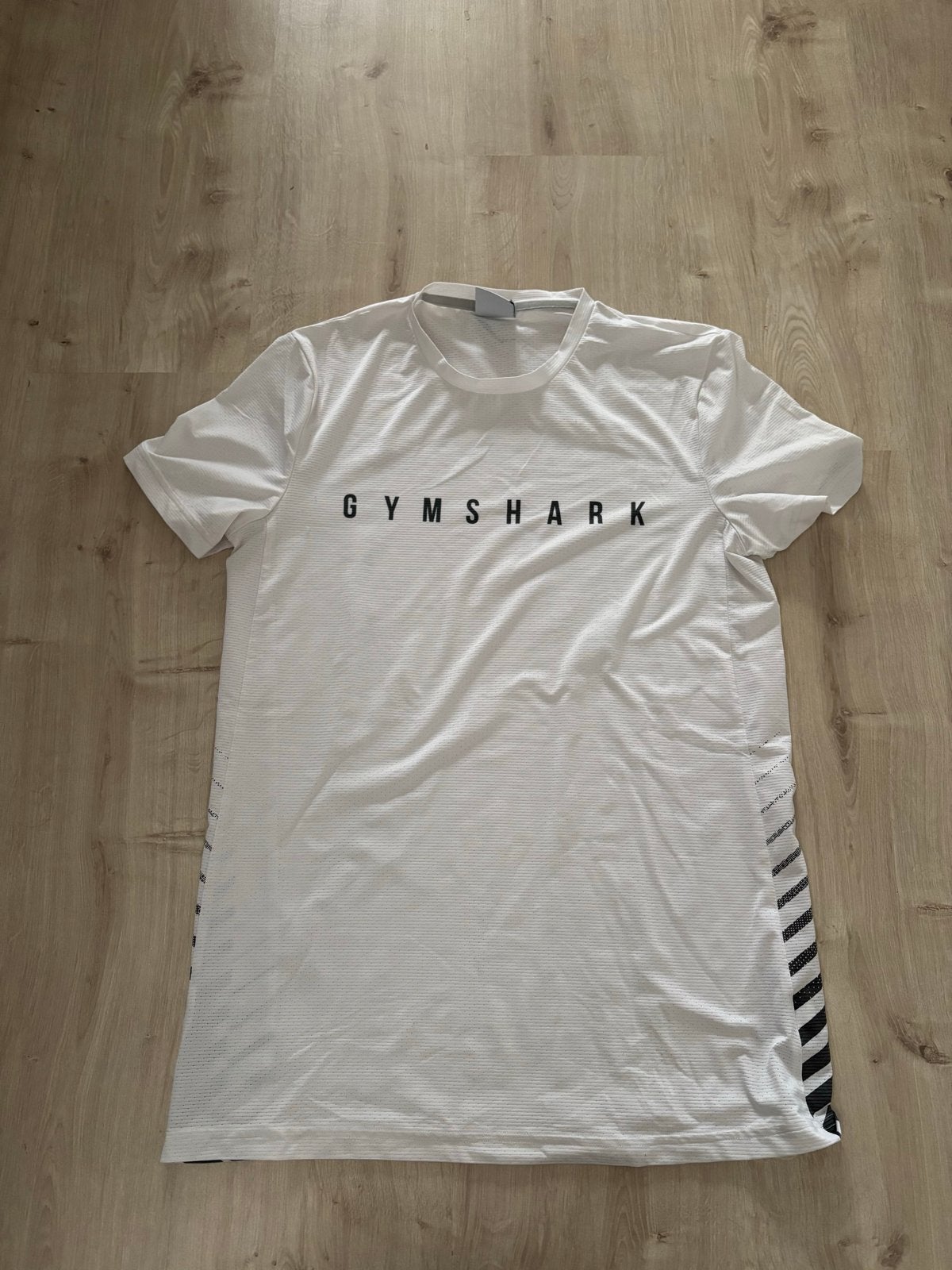 Gymshark T-shirt wit, Kleding | Heren, Wit, Ophalen of Verzenden, Zo goed als nieuw, Algemeen