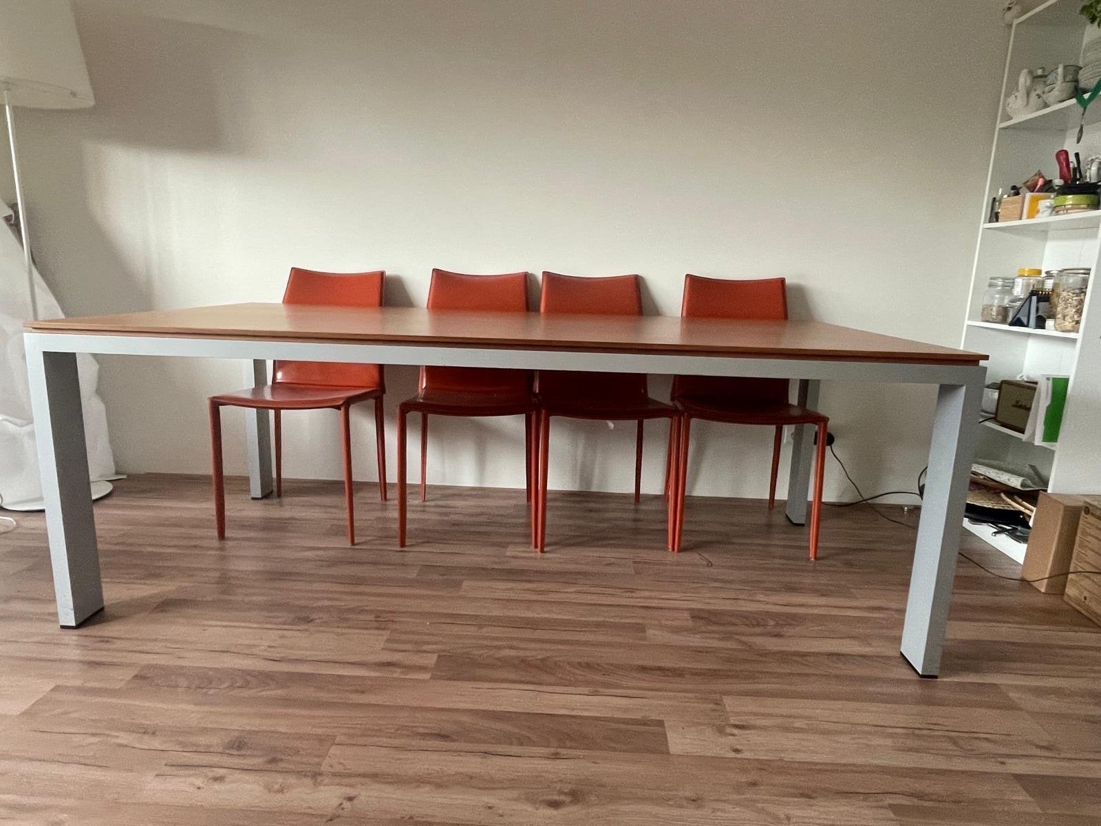 Originele Arco design eettafel / vergadertafel, Ophalen, Gebruikt, 100 tot 150 cm, 200 cm of meer