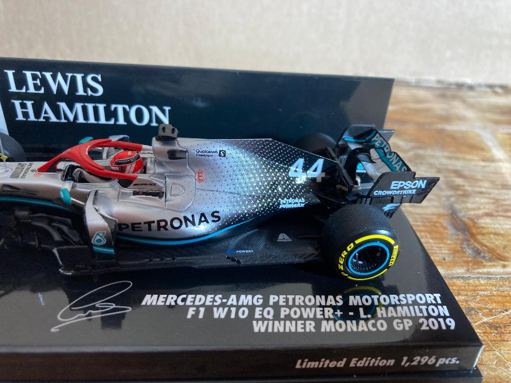 ✅ Lewis Hamilton 1:43 Winner Monaco GP 2019 Mercedes AMG F1, Ophalen of Verzenden, Nieuw, Formule 1