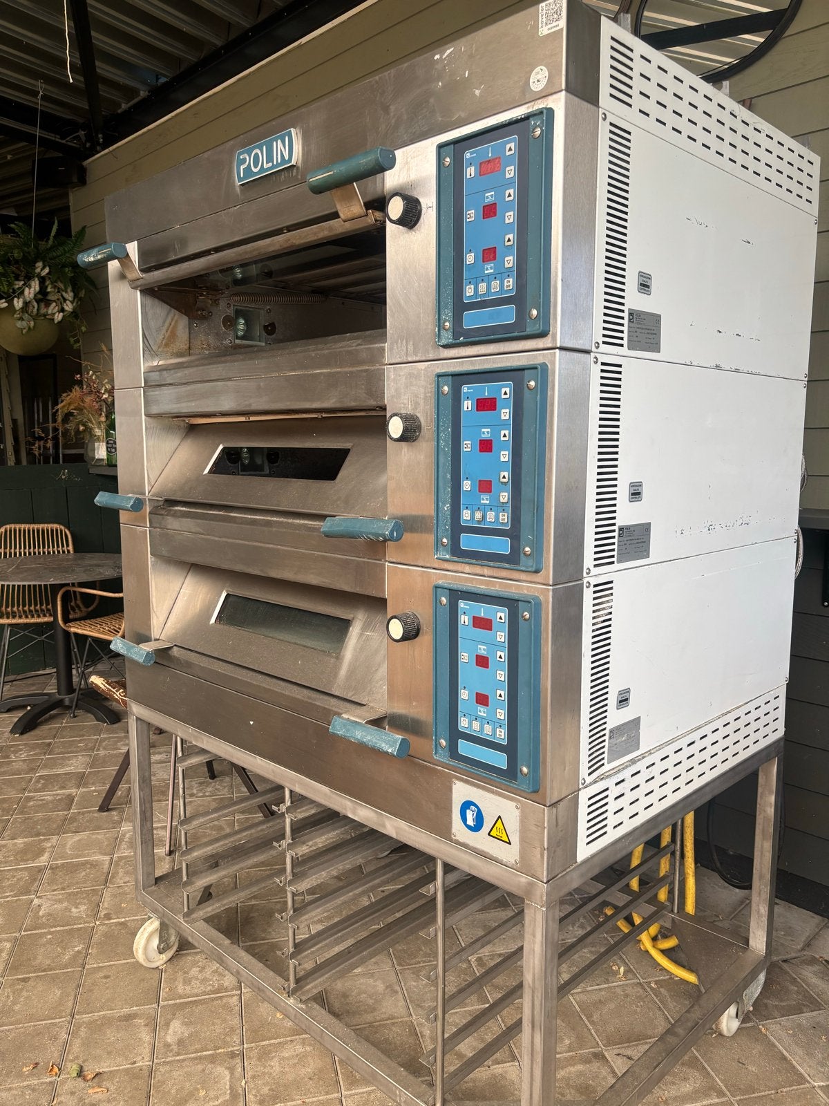 Professionele Polin Pizza oven - 3 Dekken, Ophalen of Verzenden, Gebruikt, Overige typen