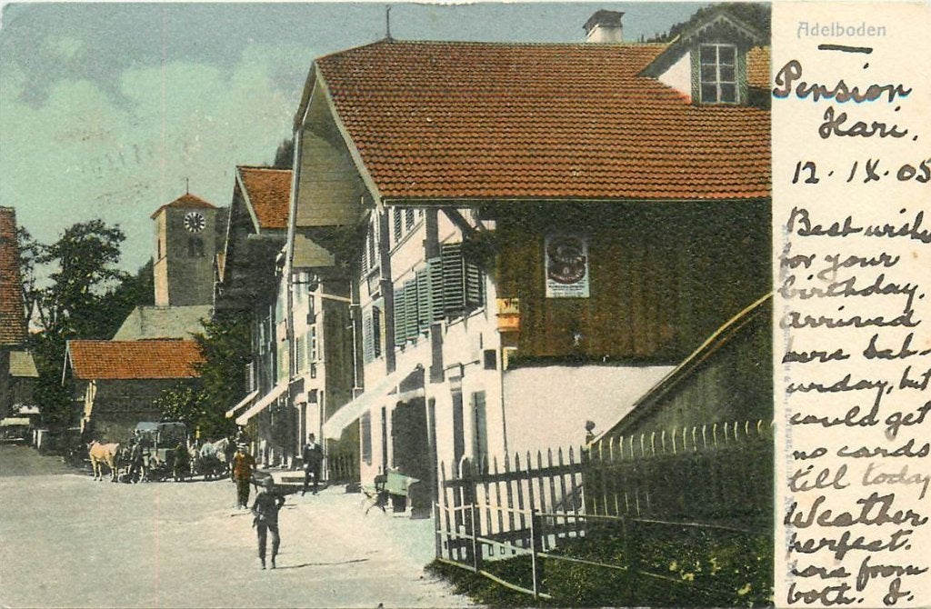 701-278-017 Adelboden, Ophalen of Verzenden, Voor 1920, Overig Europa