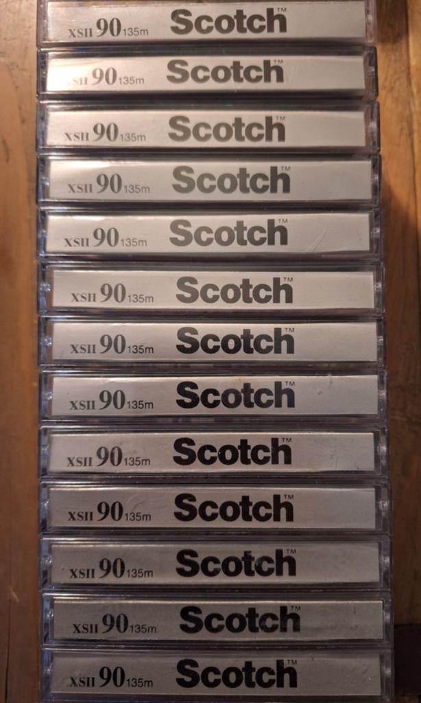 13 x SCOTCH XS II 90 Chrome | EMG MC, Gebruikt, 2 t/m 25 bandjes, Overige genres, Ophalen of Verzenden
