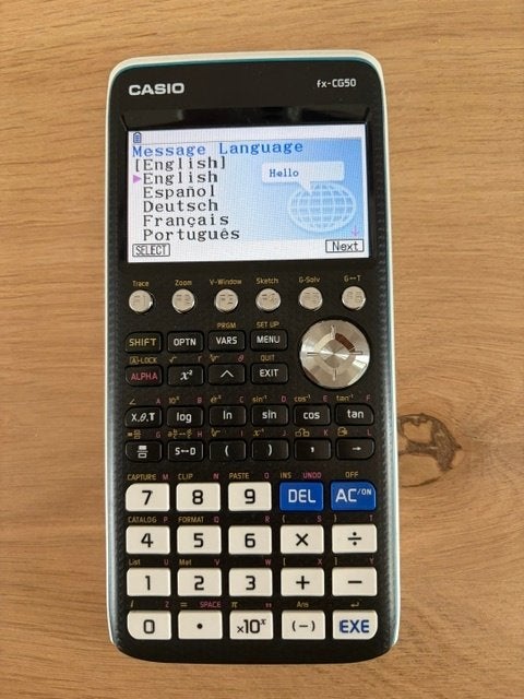 Grafische rekenmachine Casio fx-CG 50, Diversen, Rekenmachines, Ophalen of Verzenden, Grafische rekenmachine, Zo goed als nieuw