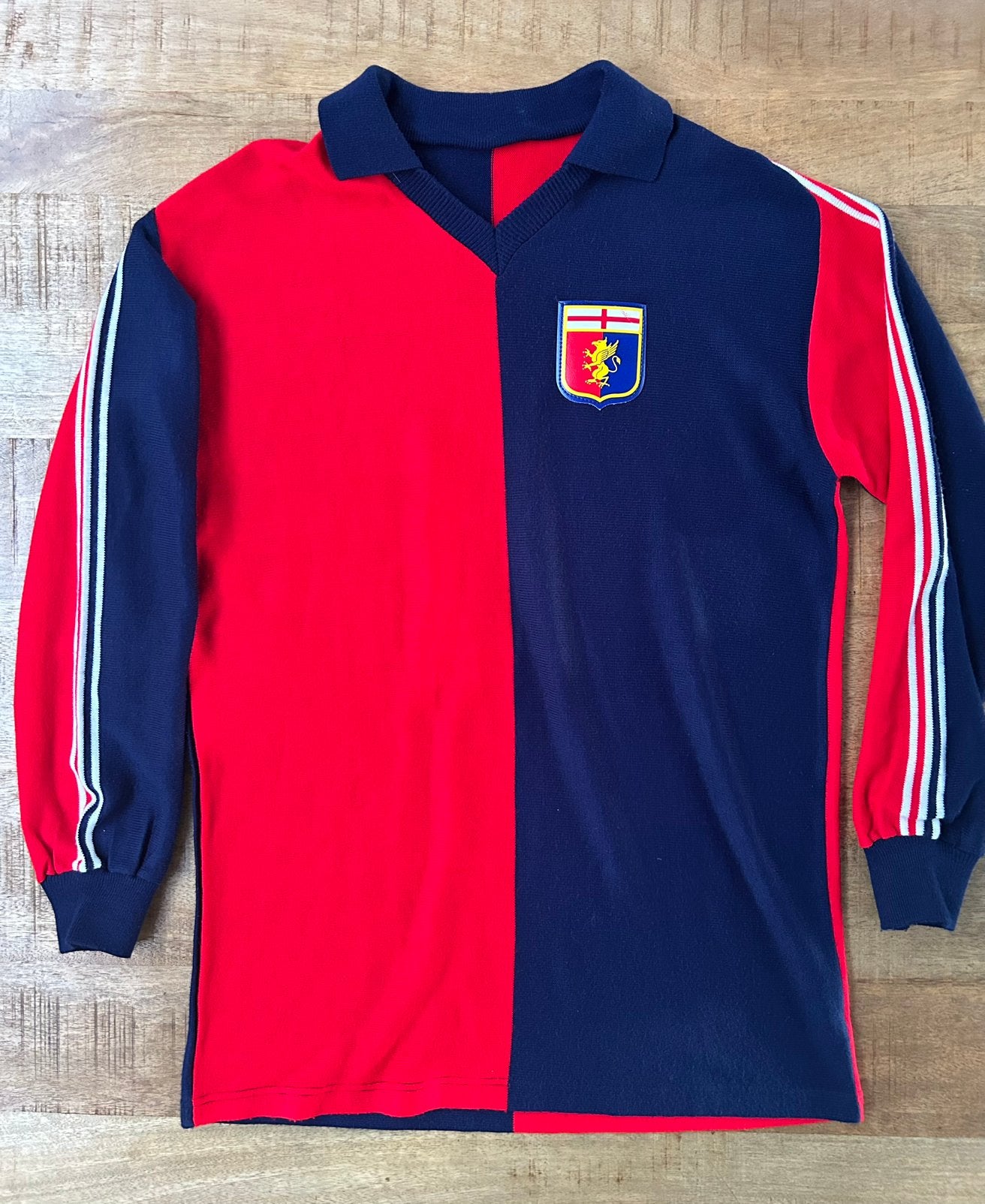Genoa cfc shirt vintage, Maat L, Ophalen of Verzenden, Gebruikt, Shirt