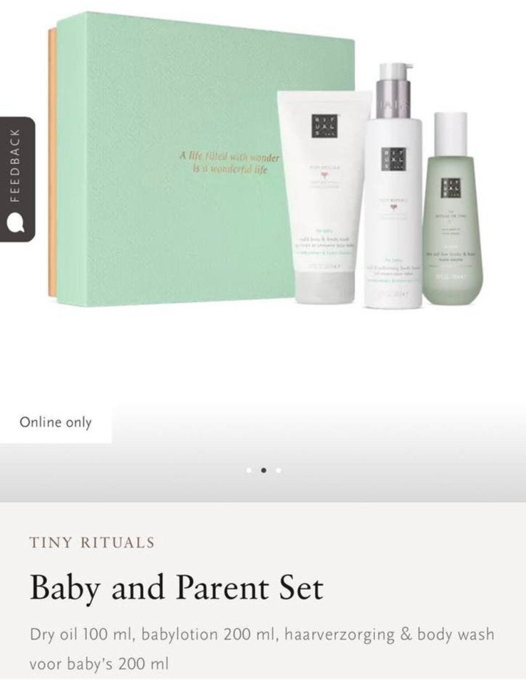 Tiny Rituals Luxury baby & parent set 👶🎁  Nieuw!, Ophalen of Verzenden, Nieuw, Overige typen, Overige merken