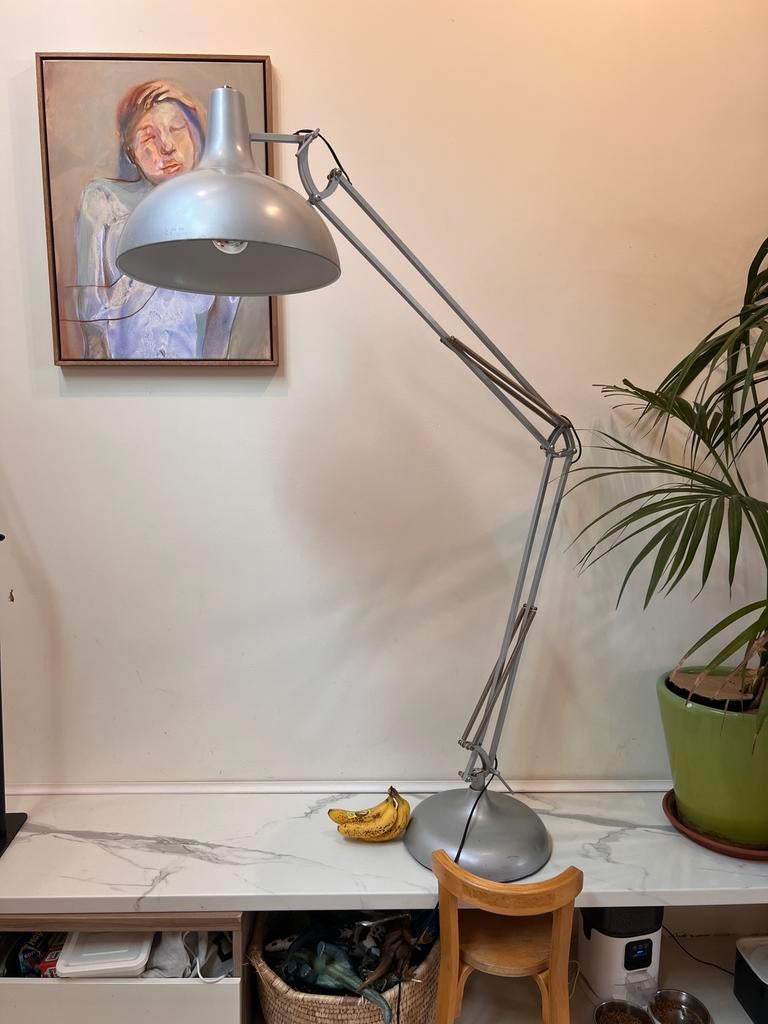 Industriele vloerlamp, Ophalen, Zo goed als nieuw, 150 tot 200 cm