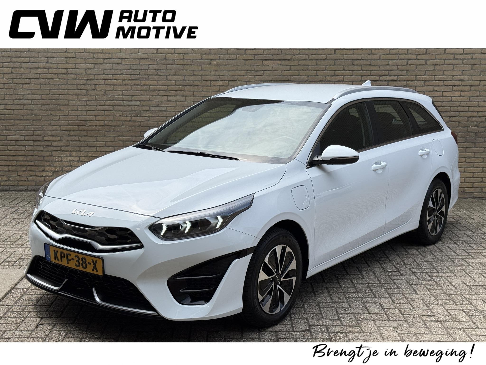 Kia Ceed Sportswagon 1.6 GDI PHEV DynamicLine | Facelift | C, Auto's, Kia, Stof, Gebruikt, Wit, Plug-in hybride