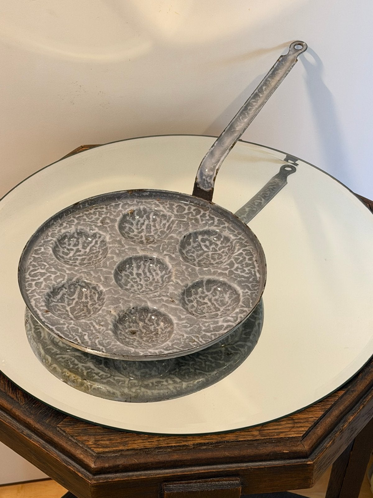Pofferjes pan - emaiile, Overige materialen, Gebruikt, Overige typen, Ophalen of Verzenden