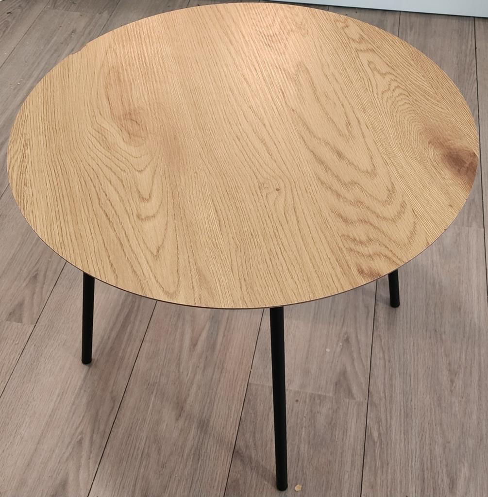 Jysk Coffee Side table Salontafel Bijzettafel 55 warm oak, Ophalen, Rond