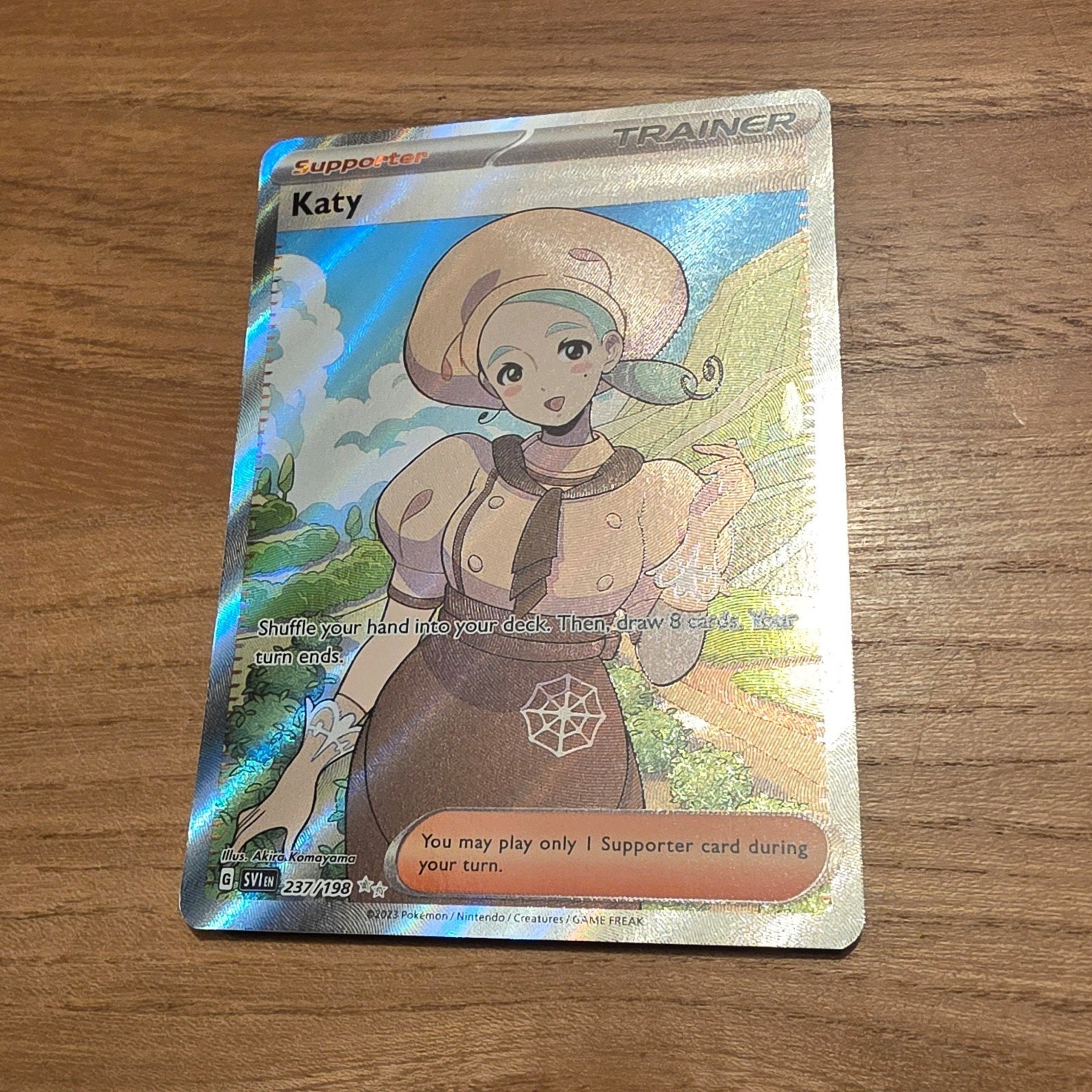 Katy trainer pokemon kaart SVi 237, Ophalen of Verzenden