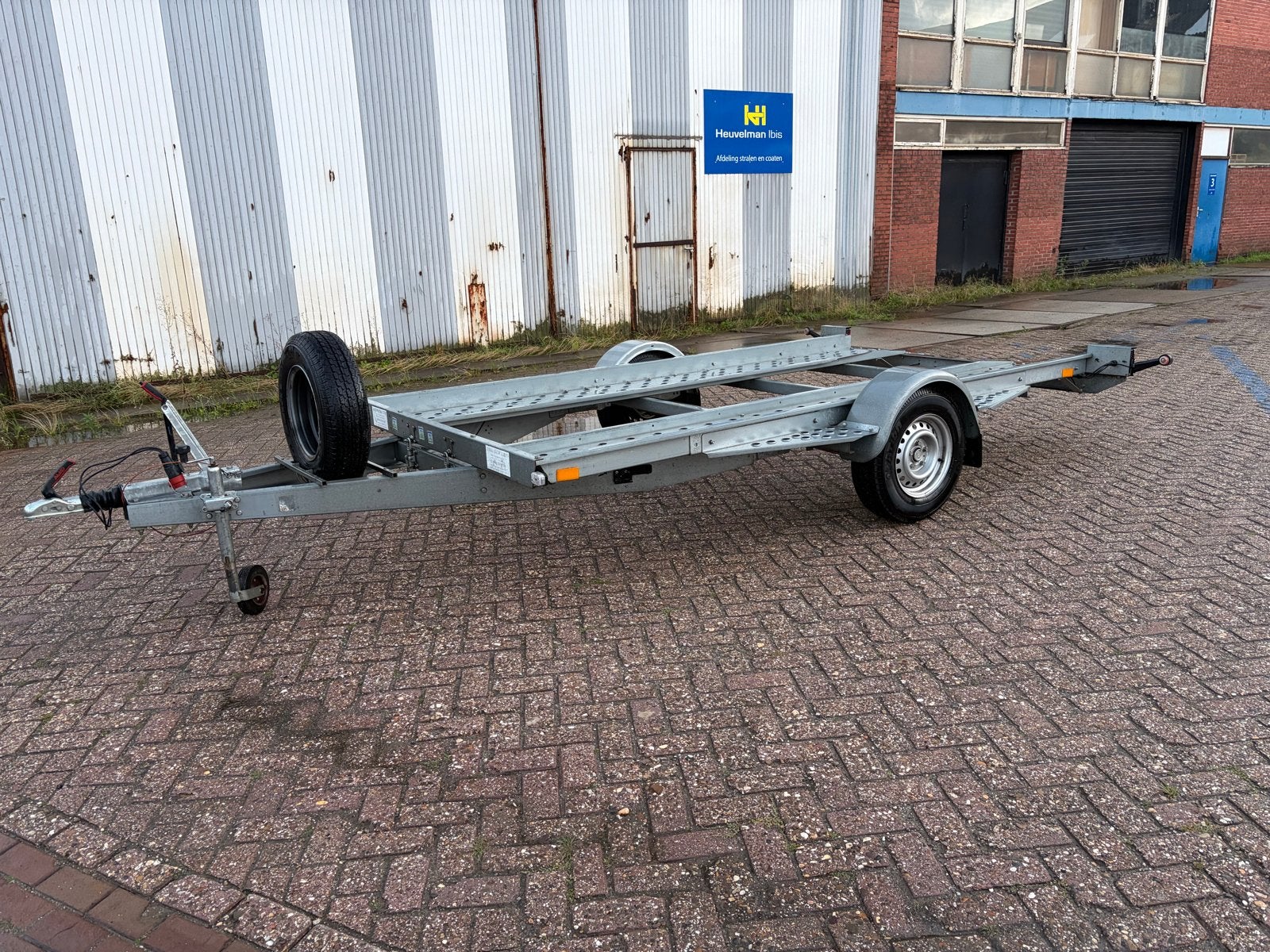 Enkelasser kantel autoambulance 1500kg, Auto diversen, Aanhangers en Bagagewagens, Ophalen, Gebruikt