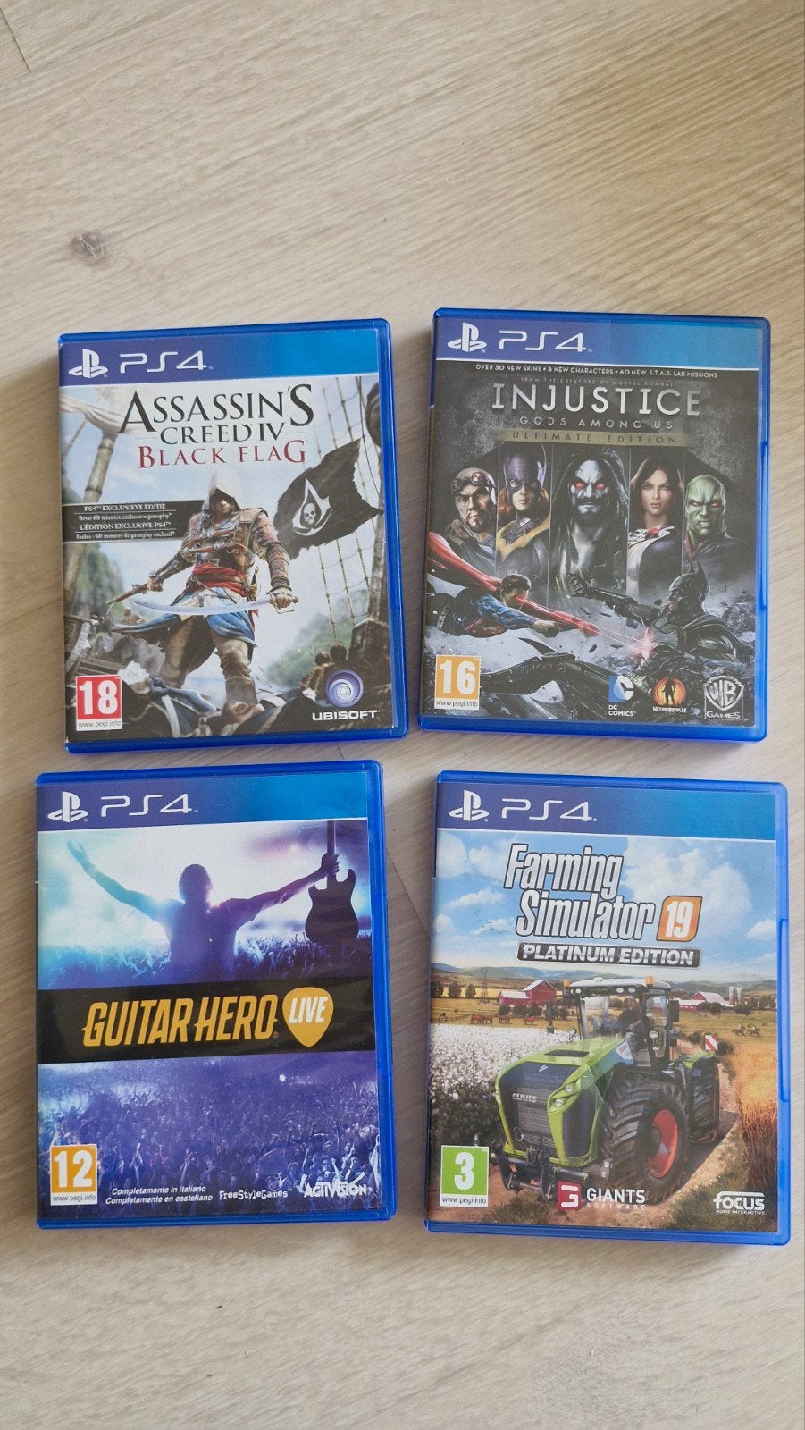 playstation 4 games +gitaar, Avontuur en Actie, 1 speler, Ophalen of Verzenden, Zo goed als nieuw