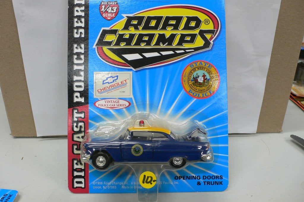 chevrolet 1955 -police-state of west virginia- 1/43, Verzenden, Nieuw, Auto, Overige merken