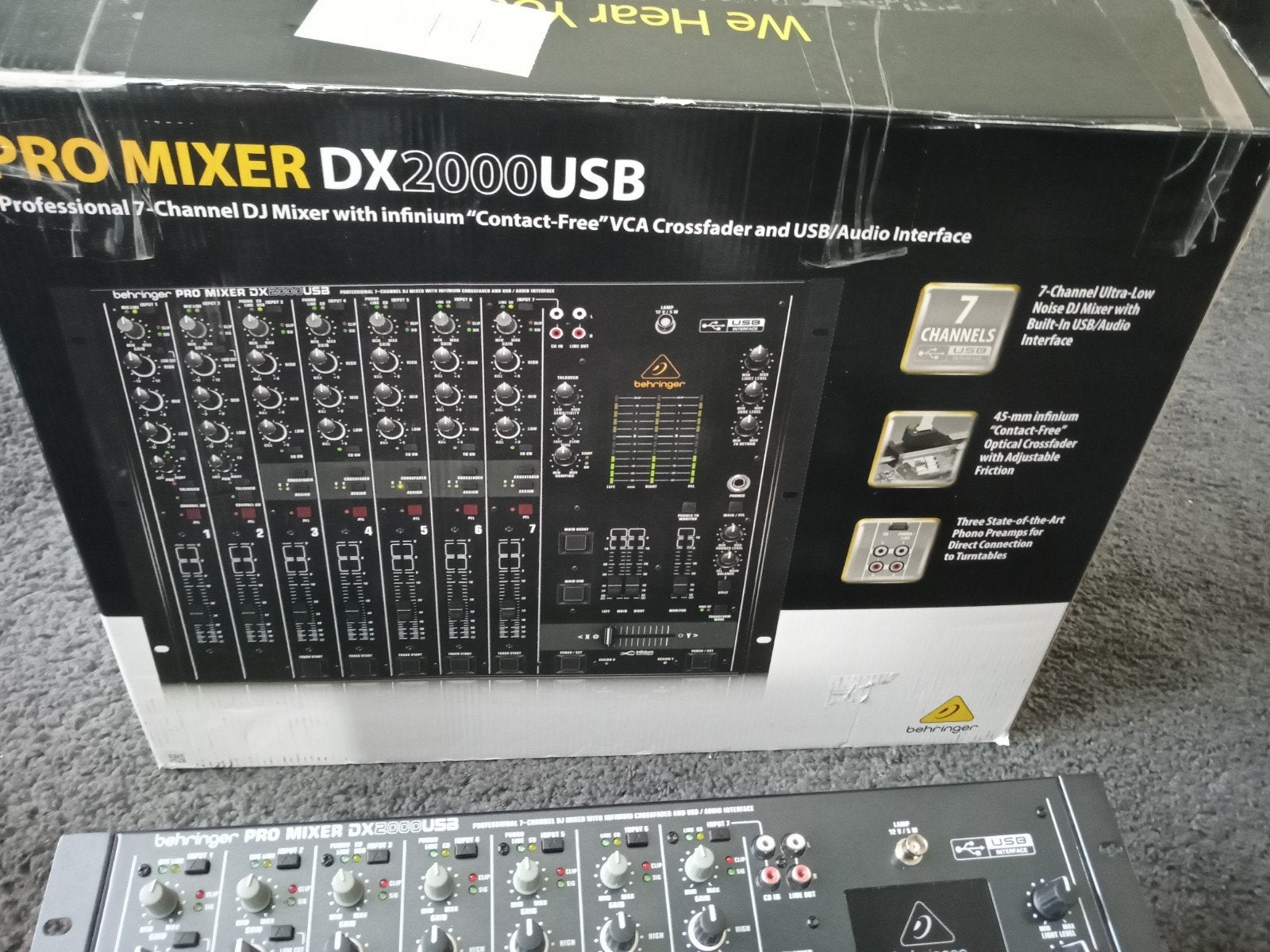 Behringer dx2000 USB, Ophalen of Verzenden, Zo goed als nieuw, 5 tot 10 kanalen, Microfooningang