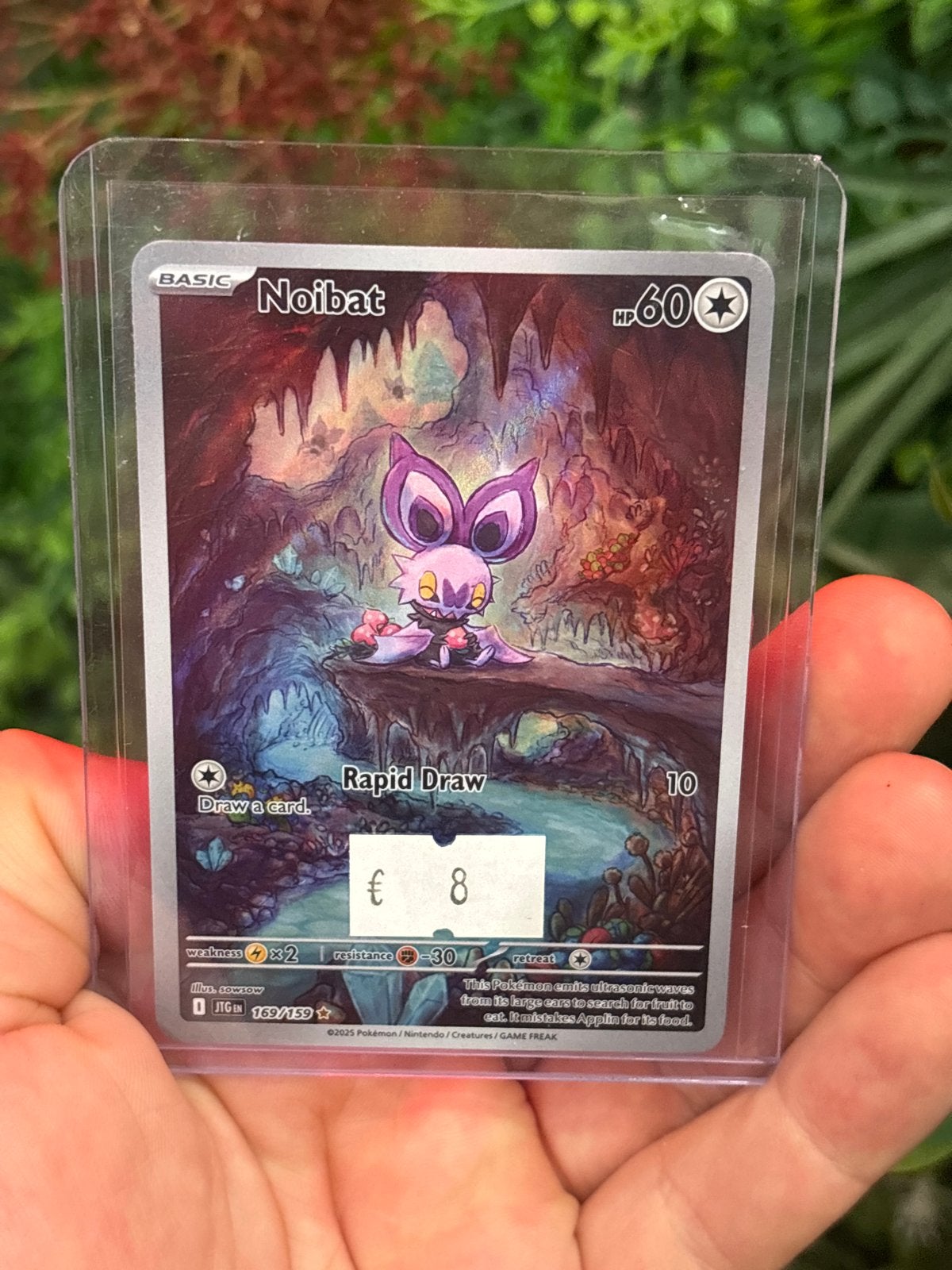 Pokémon Kaart Noibat 169/159 - jtg, Ophalen of Verzenden, Zo goed als nieuw, Losse kaart