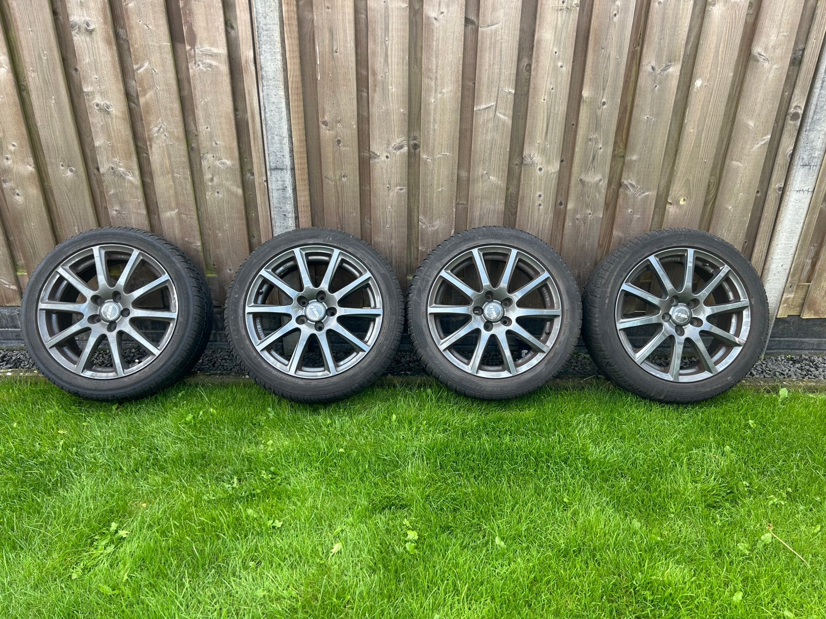 Winterbanden Dunlop op mooie Rial velgen., Ophalen, 16 inch, Banden en Velgen, 205 mm