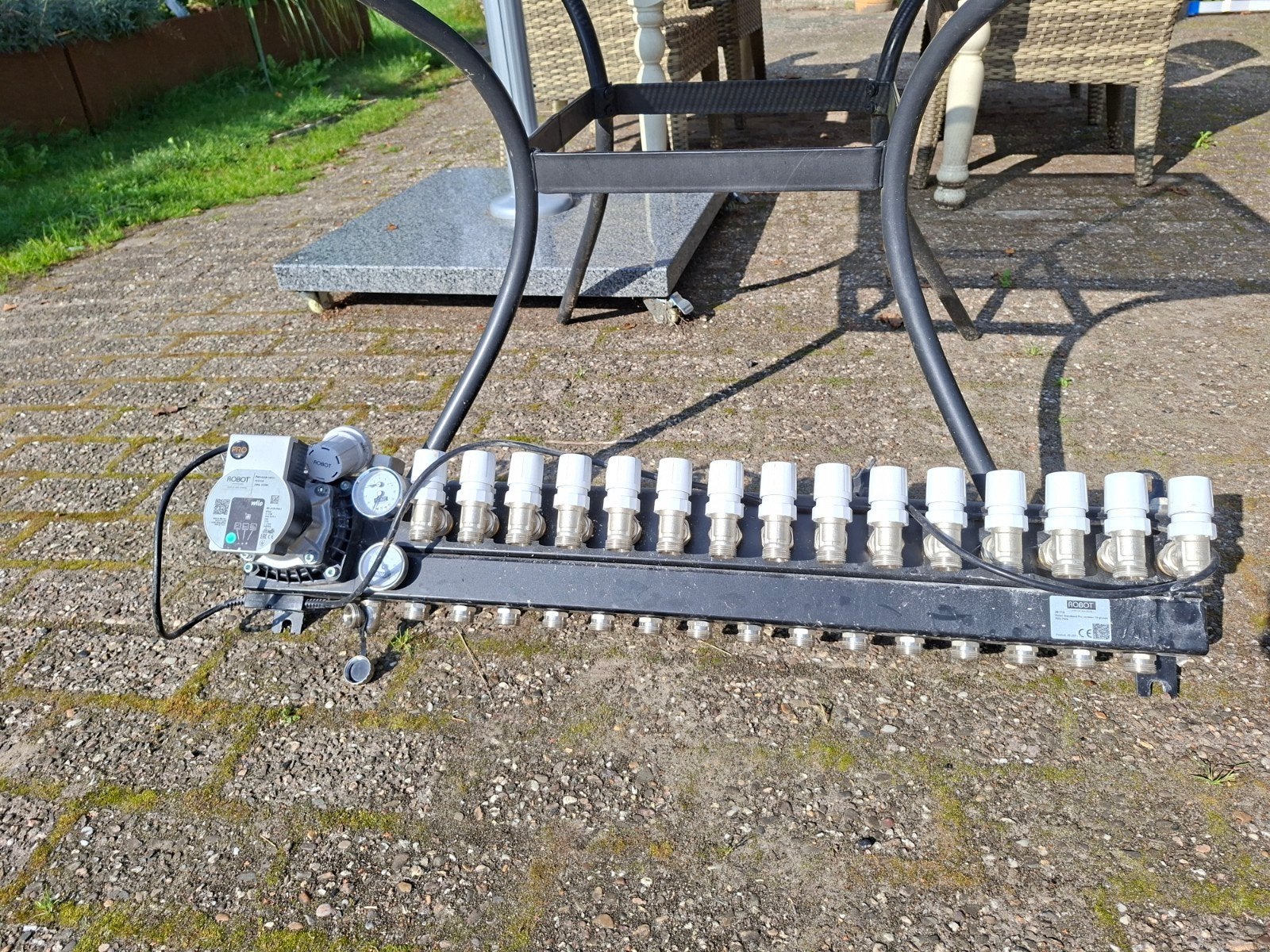 Robot vloerverwarmingsverdeler 15 groeps met Wilo pomp, Ophalen, Gebruikt, Minder dan 30 cm, Overige typen