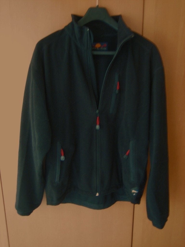 Sportief warm zwart fleecejasje MALLORY & IRVINE, L snazzeys, Maat 52/54 (L), Zwart, Wandelen of Outdoor, Zo goed als nieuw