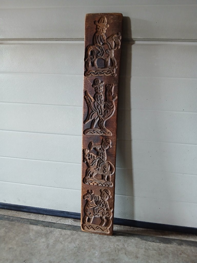 Antieke grote speculaasplank/koekplank, Ophalen of Verzenden