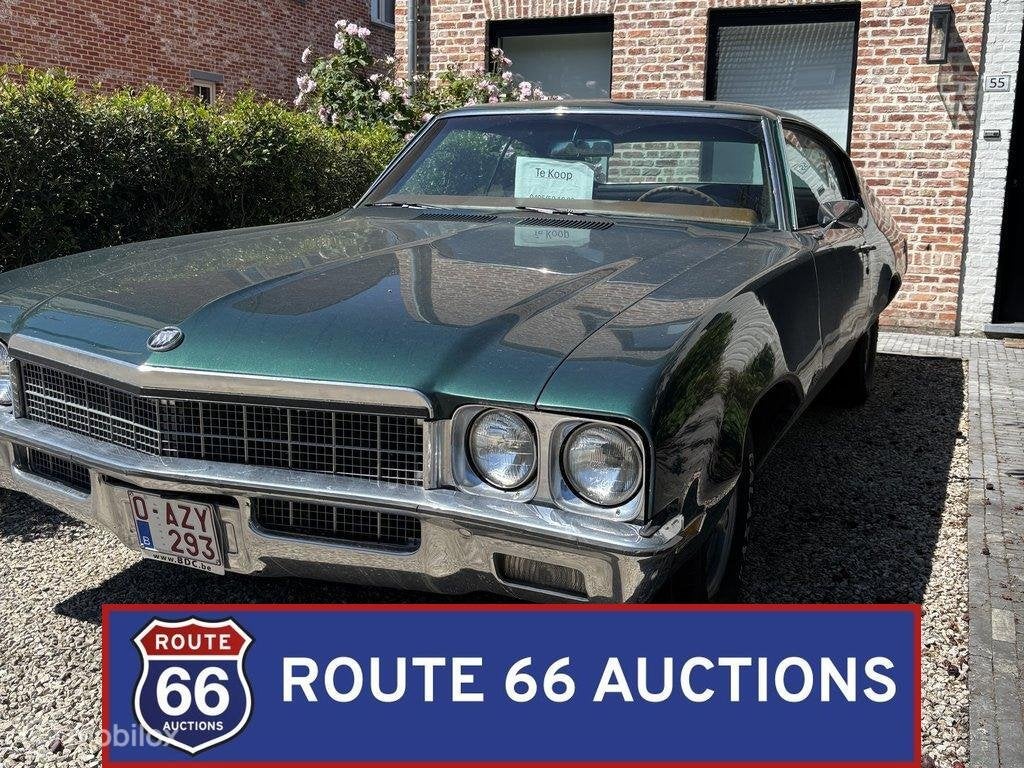 Buick Skylark | 1972 | Route 66 Auctions, Overige carrosserieën, Zwart, Bedrijf, Handgeschakeld