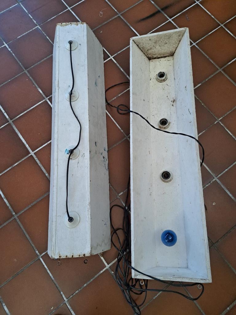 2x Lichtbakken voor fotostudio met daglicht lampen, Ophalen of Verzenden, Gebruikt, Lamp of Flitsset