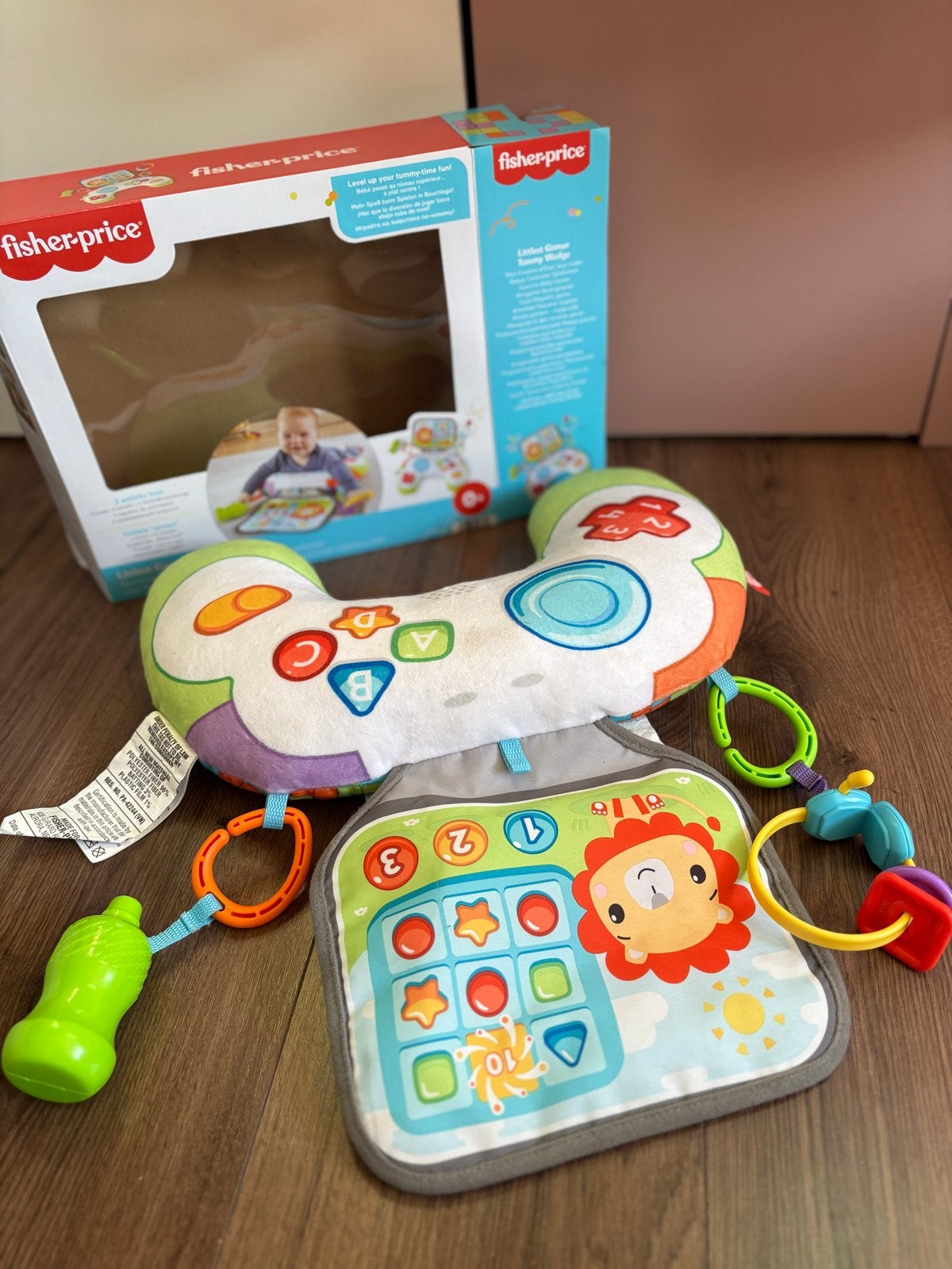 Fisher-Price Littlest Gamer Tummy Wedge - Praktisch nieuw, Ophalen of Verzenden, Zo goed als nieuw, Overige typen, Met licht