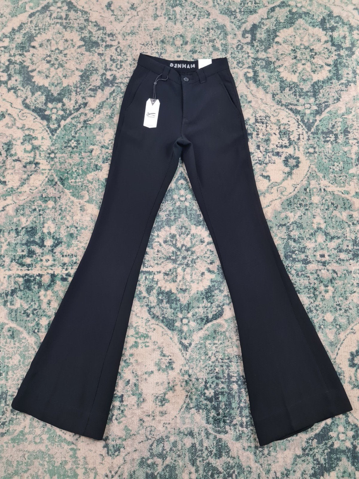 Denham Jane High-rise Flare Fit W23 L34 Nieuw Tulsi2334, Denham, Zwart, Nieuw, Ophalen of Verzenden