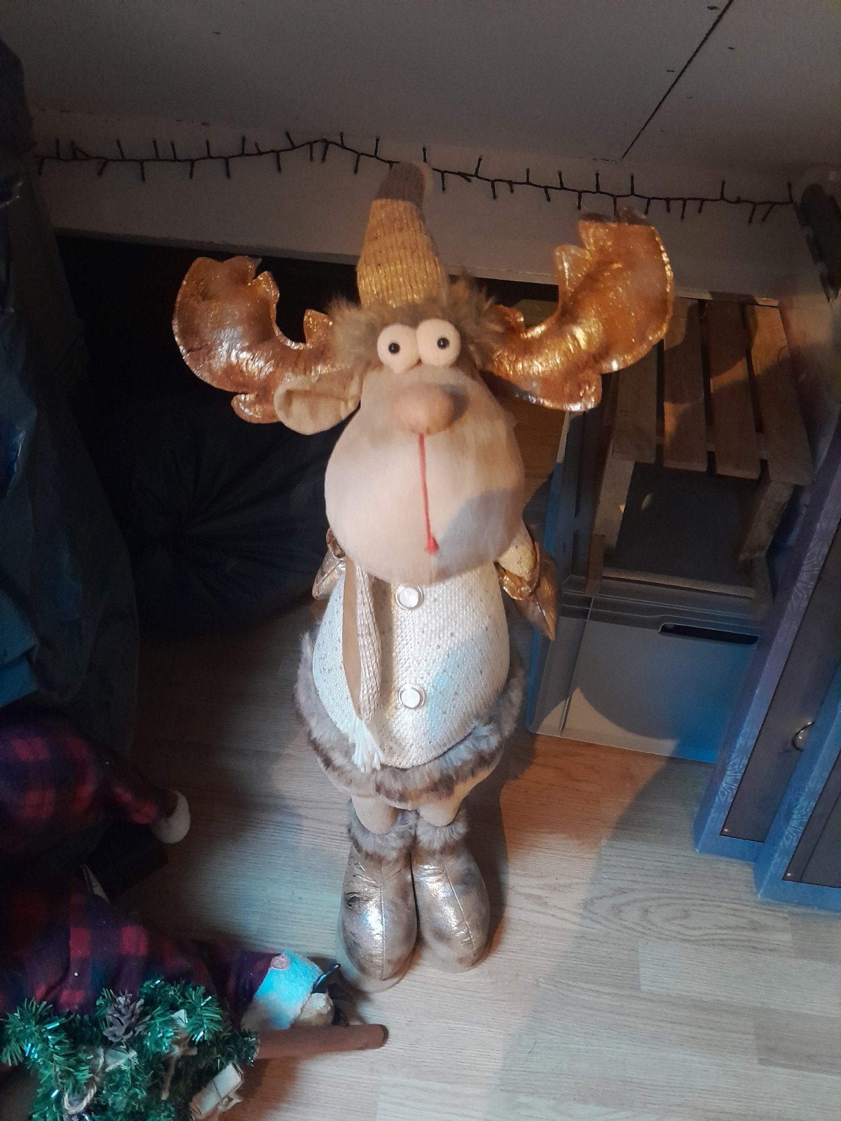 Kerst decoratie eland, Ophalen
