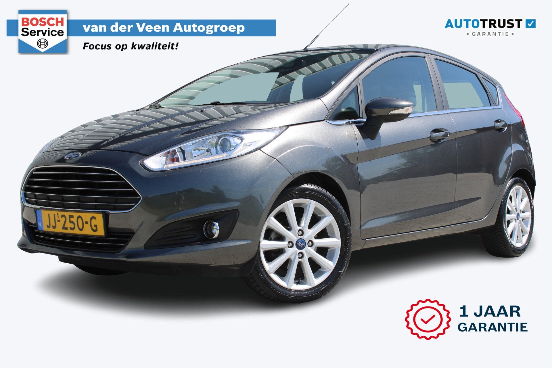 Ford Fiesta 1.0 EcoBoost Titanium | Incl. 12 maanden garanti, Auto's, 12 maanden, Euro 6, 23 km/l, Origineel Nederlands