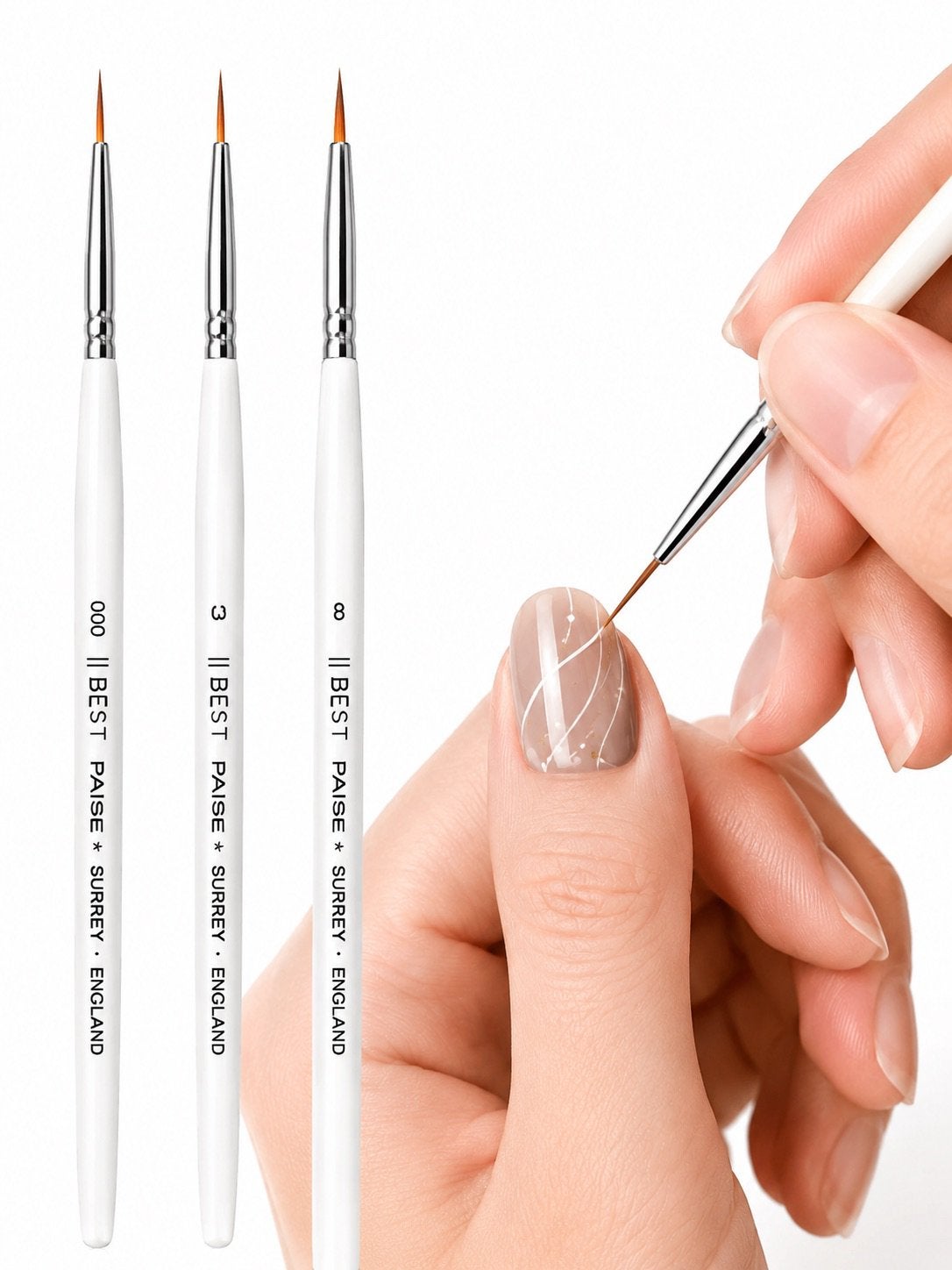 Professionele nagelpenseeltjes – Mavis (Surrey, England), Ophalen, Nieuw, Wit, Handen en Nagels