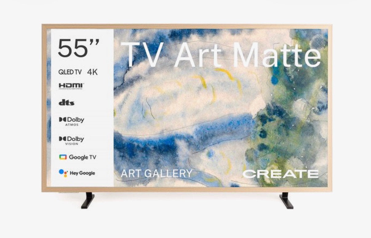 Samsung TV The Frame 55 inch, Ophalen, 100 cm of meer, Samsung