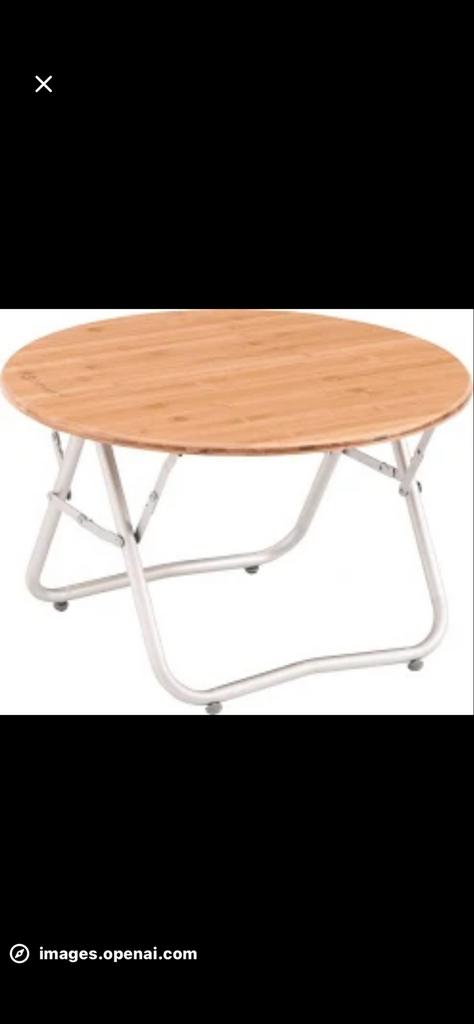 Nieuwe Outwell Kimberley Campingtafel - Rond, Ophalen, Nieuw, Campingtafel