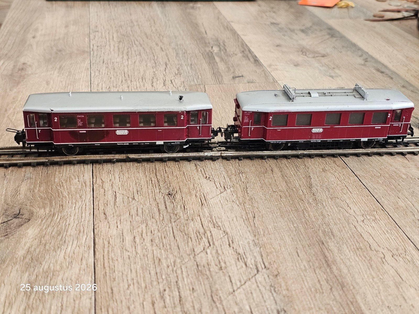 Trix-Express Railbus met Bijwagen - Modeltrein, Gebruikt, Trix, Ophalen of Verzenden, Gelijkstroom