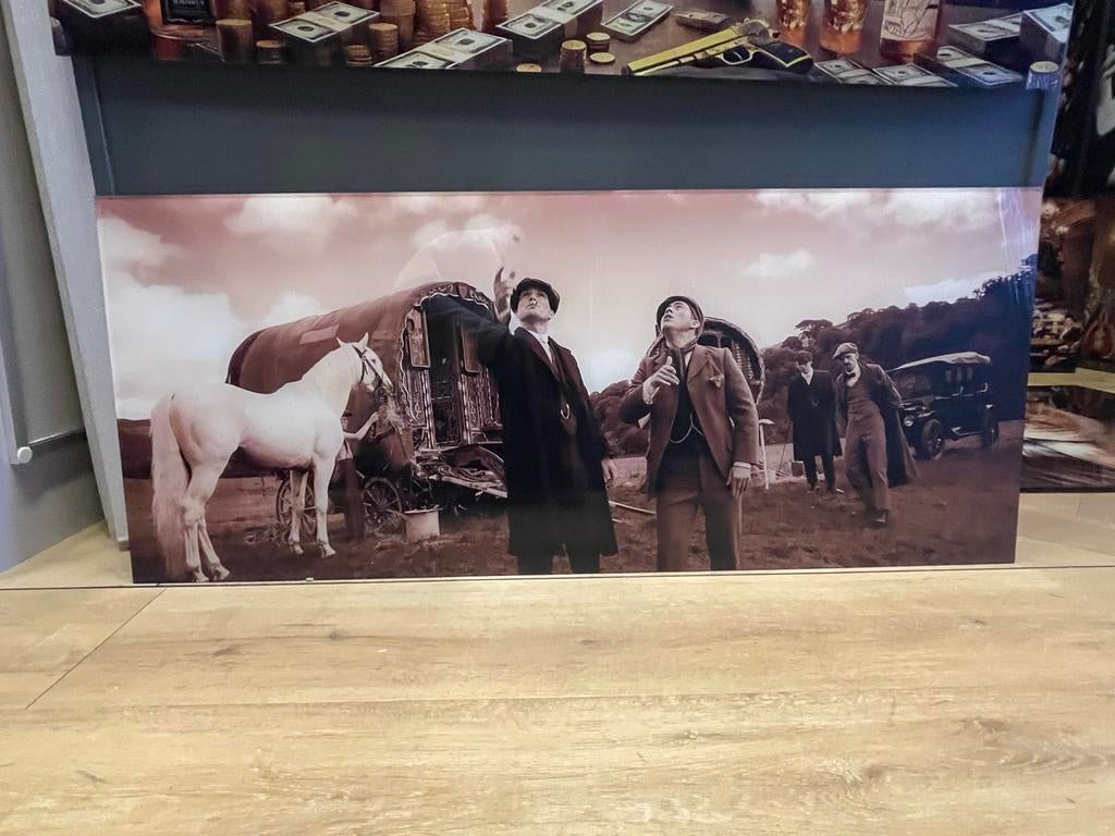Peaky Blinders Print 120x 50 cm, Ophalen of Verzenden