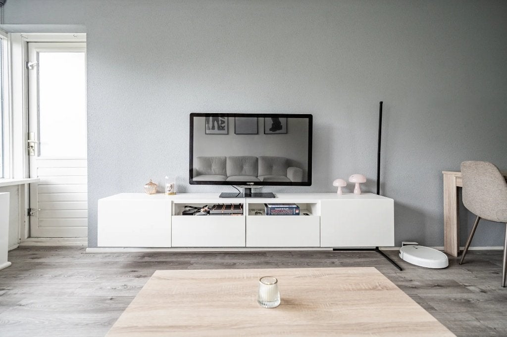 Besta TV meubel, Ophalen, Overige materialen, Strak, Gebruikt