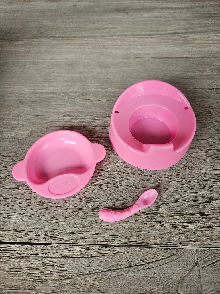 Poppenspulletjes, potje, bordje en lepeltje, Kinderen en Baby's, Ophalen of Verzenden, Zo goed als nieuw, Overige typen