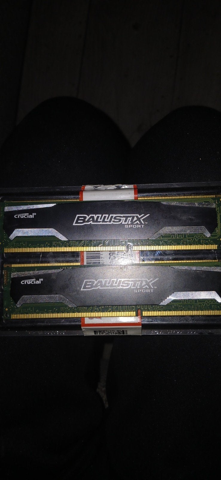 een set van twee Crucial Ballistix Sport 4GB DDR3 1600MHz de, Computers en Software, Ophalen of Verzenden, Zo goed als nieuw, DDR3